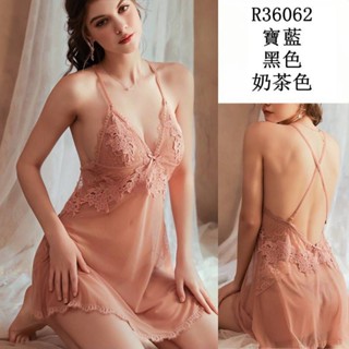 🌷蕾妮塔塔🌷（36062） (3色) 全系列精品/柔軟細緻性感小洋裝睡衣