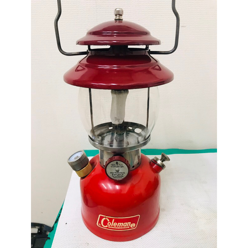 售 品名：1967/3美國製Coleman 200A小紅帽汽化燈