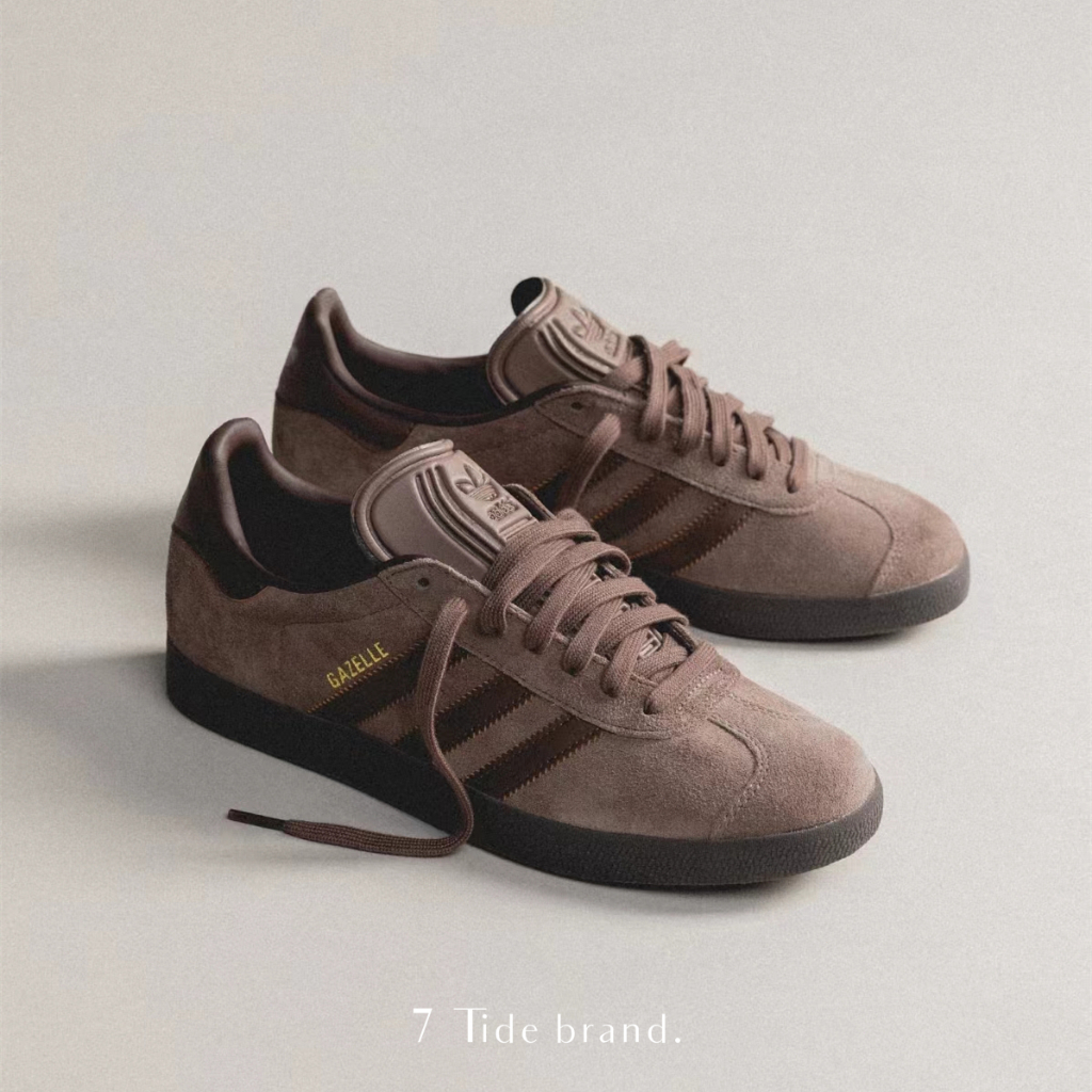 7號- Adidas originals Gazelle 男女 德訓鞋 麂皮 深棕 IG4989