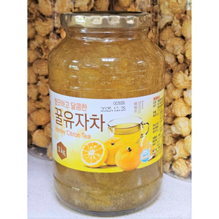 韓國 蜂蜜 【 百香果茶、 柚子茶 】1公斤 / 罐 水果茶 沖泡茶 調飲