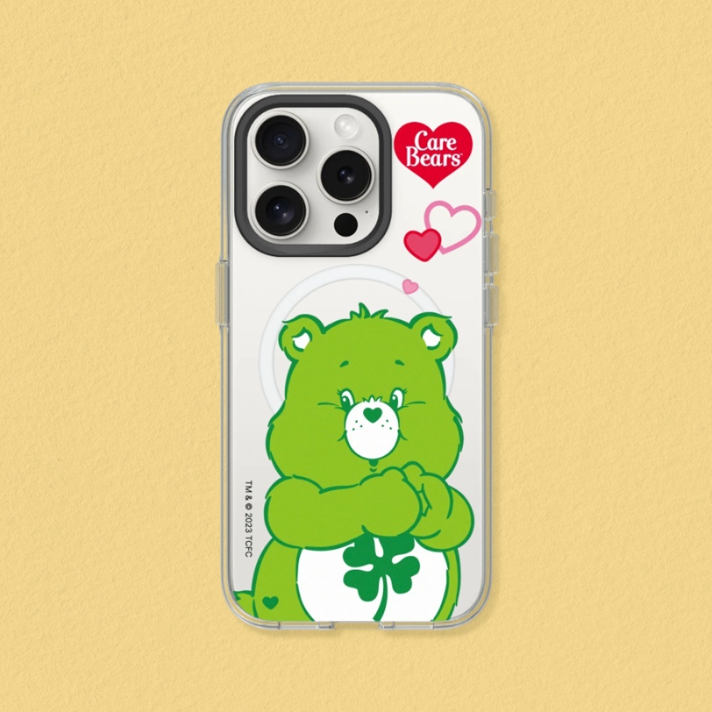 犀牛盾 適用iPhone Clear MagSafe兼容透明殼∣Care Bears/Good Luck Bear
