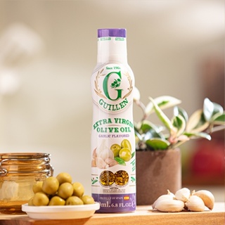 【全新效期 Guillen】噴霧式蒜香風味特級初榨橄欖油200ml 台灣總代理 西班牙原裝進口