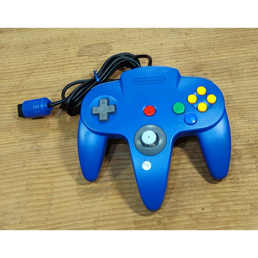便宜賣！N64日版周邊- 原廠手把 控制器 藍色（瘋電玩）