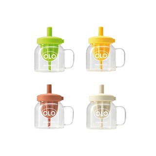 『HOLOHOLO』NUT CUP 鮮榨橡果吸管杯 1000ml（4色）榨汁杯 果汁杯 玻璃杯 泡茶杯 茶水分離杯