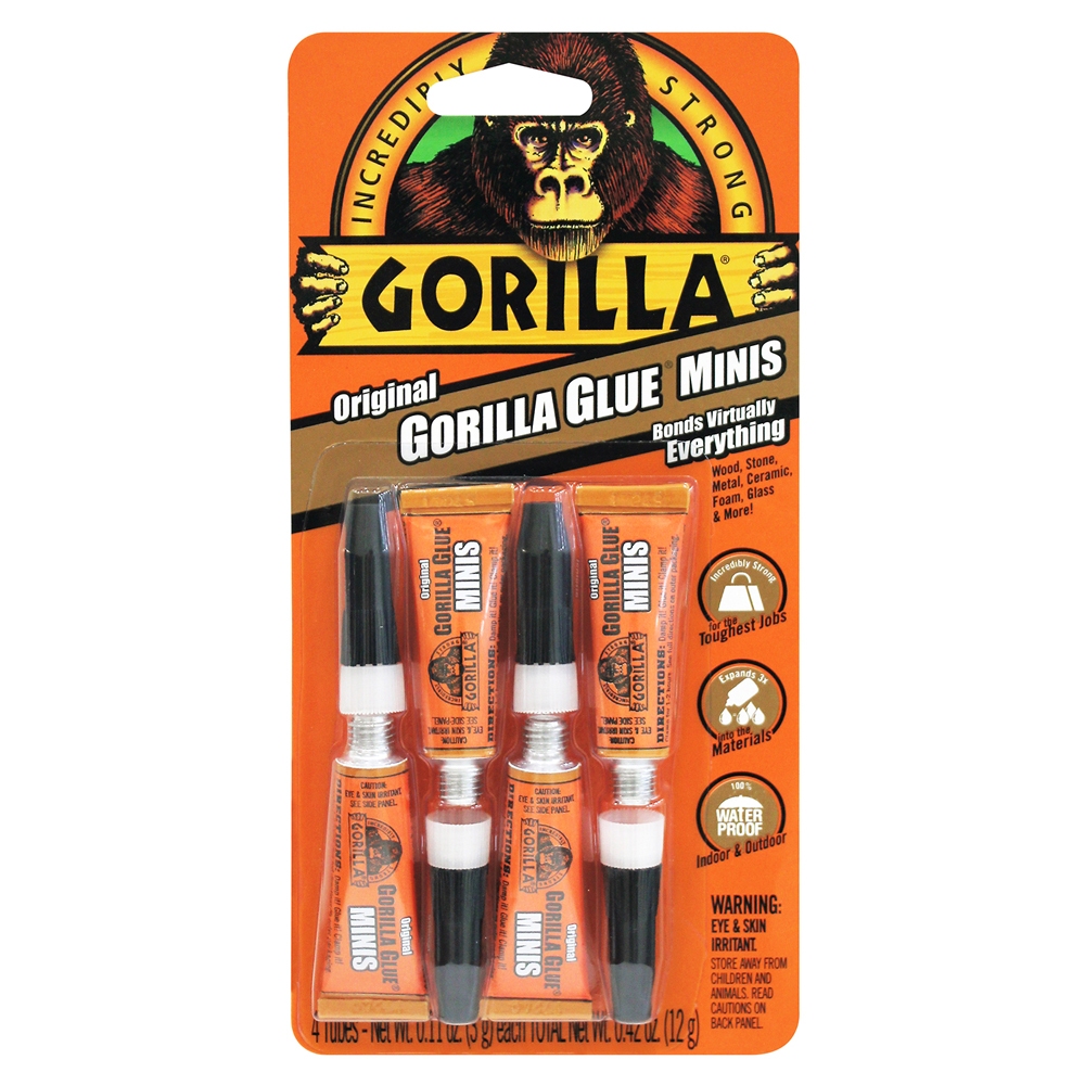 【贈品】【Gorilla Glue】金剛固力膠3g4入軟管包裝/