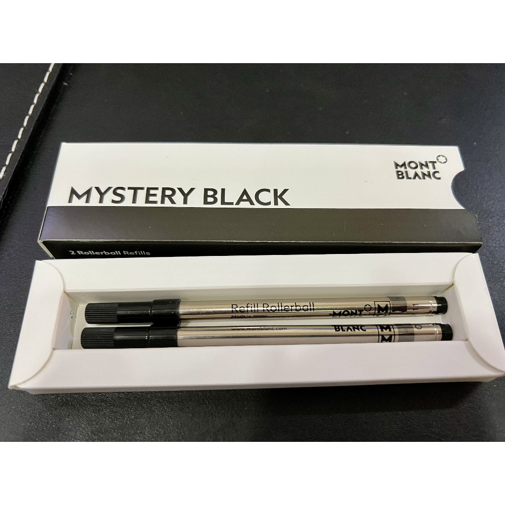 【MontBlanc 萬寶龍】鋼珠筆筆芯(黑色) 尺寸: 中 M 一組2支
