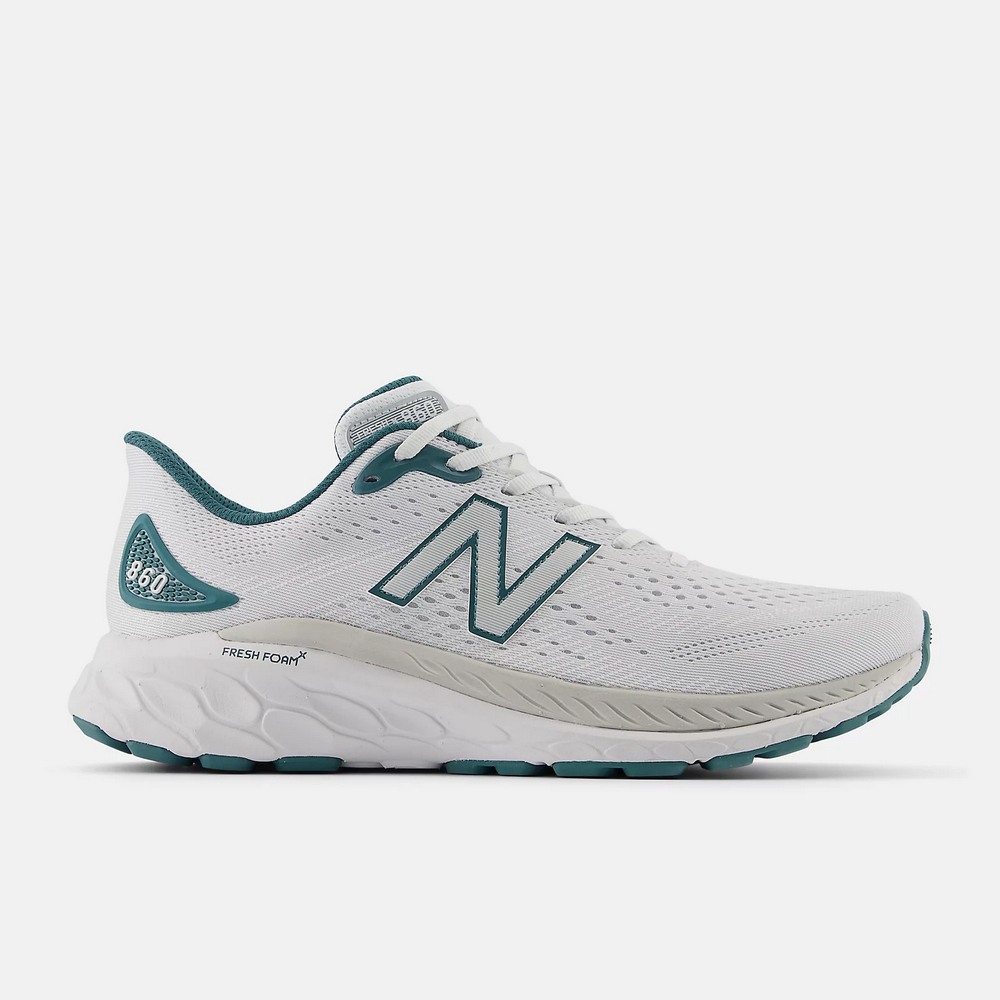 【NEW BALANCE】 Fresh Foam X 860 v13 運動鞋 緩震 男鞋 白綠色 M860Q13