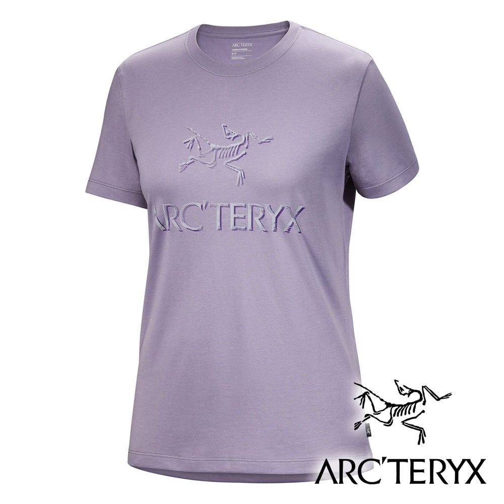 【Arc'teryx 始祖鳥】女ArcWord短袖休閒T恤『藍香紫』X008135