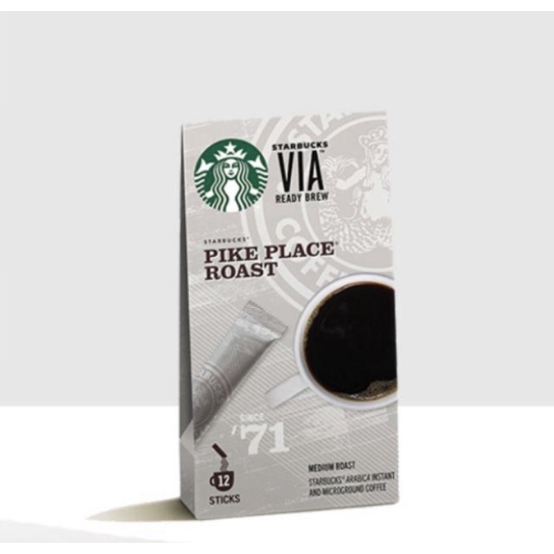 ~53折最優惠價格~ Starbucks 星巴克VIA即溶咖啡 一盒12入,效期詳見品名選項