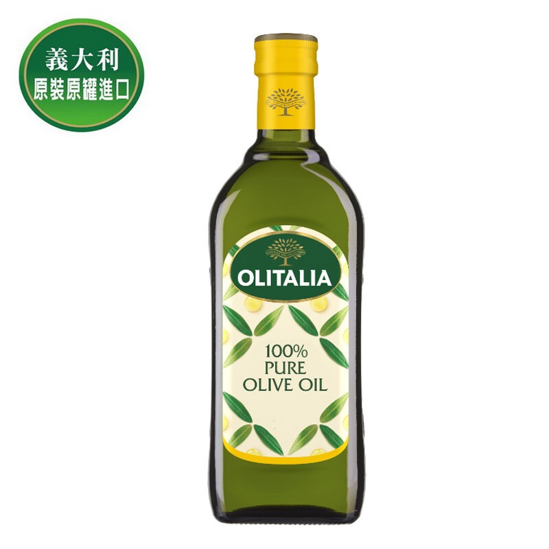 【Olitalia奧利塔】純橄欖油(1000mlx9瓶)