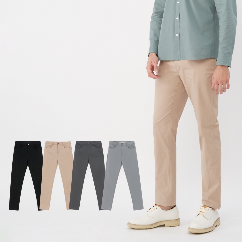GIORDANO 男/女裝彈力錐形冰冰褲【多色任選】01114023 05414031