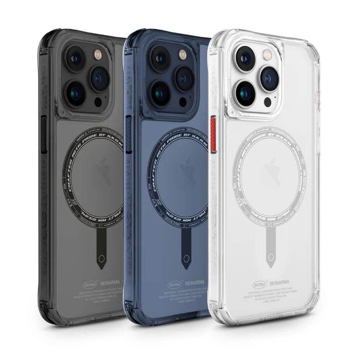 SKINARMA Saido 低調風格磁吸防摔手機殼 附掛繩環 iPhone 15 系列