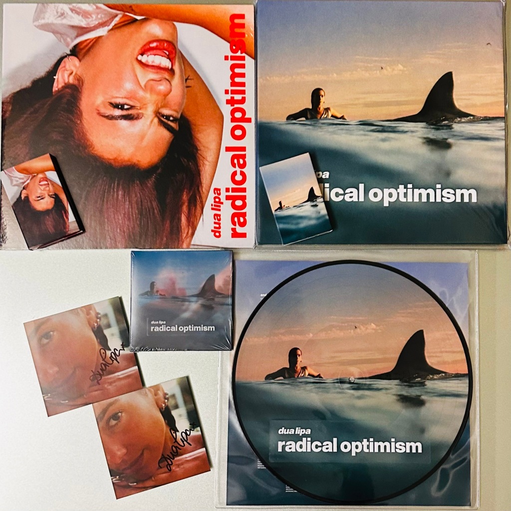 Dua Lipa 杜娃黎波 - Radical Optimism 專輯限定親筆簽名/親簽組合 (CD/卡帶/黑膠/彩膠)