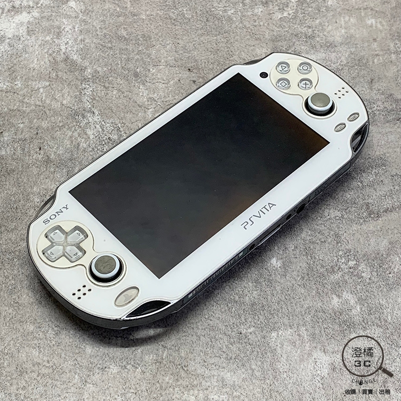 『澄橘』SONY PS VITA 1007 白《二手 歡迎折抵》A69217