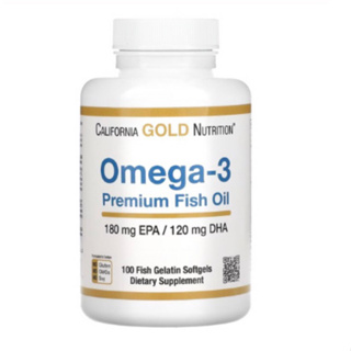 現貨[California Gold Nutrition]加州 Omega-3 優質魚油 , 100 粒 自用/代購服務