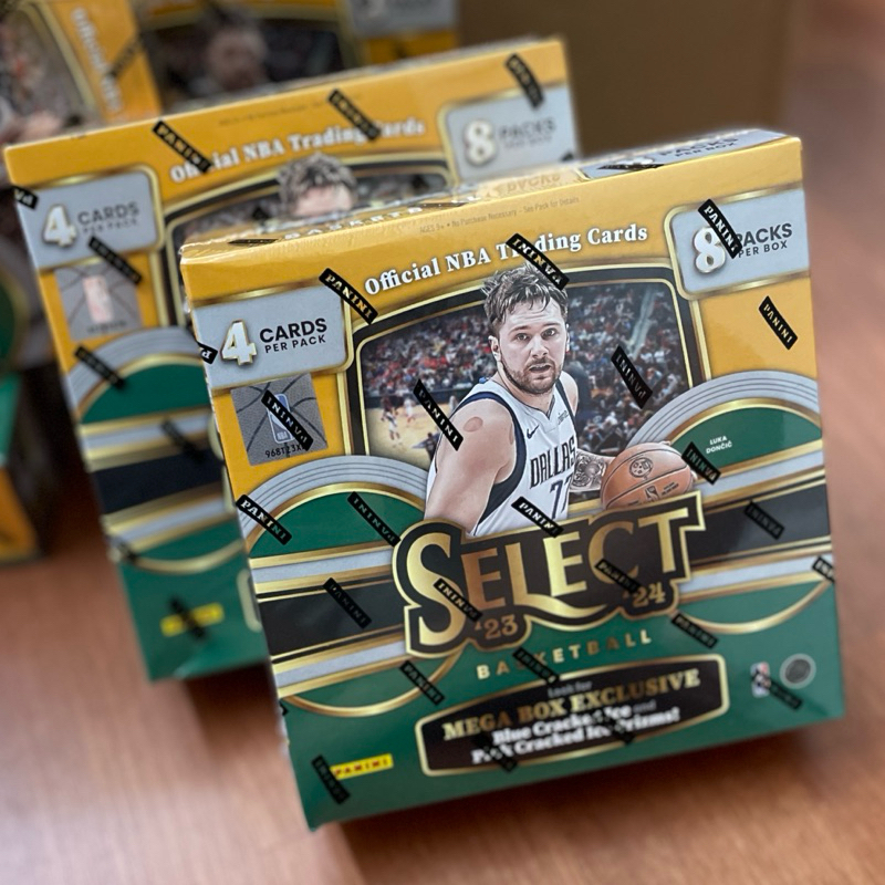 全新現貨 2023-24 Panini NBA Select Mega Box 籃球卡盒 抽超限量🐘紋 抽斑馬 藍/粉冰