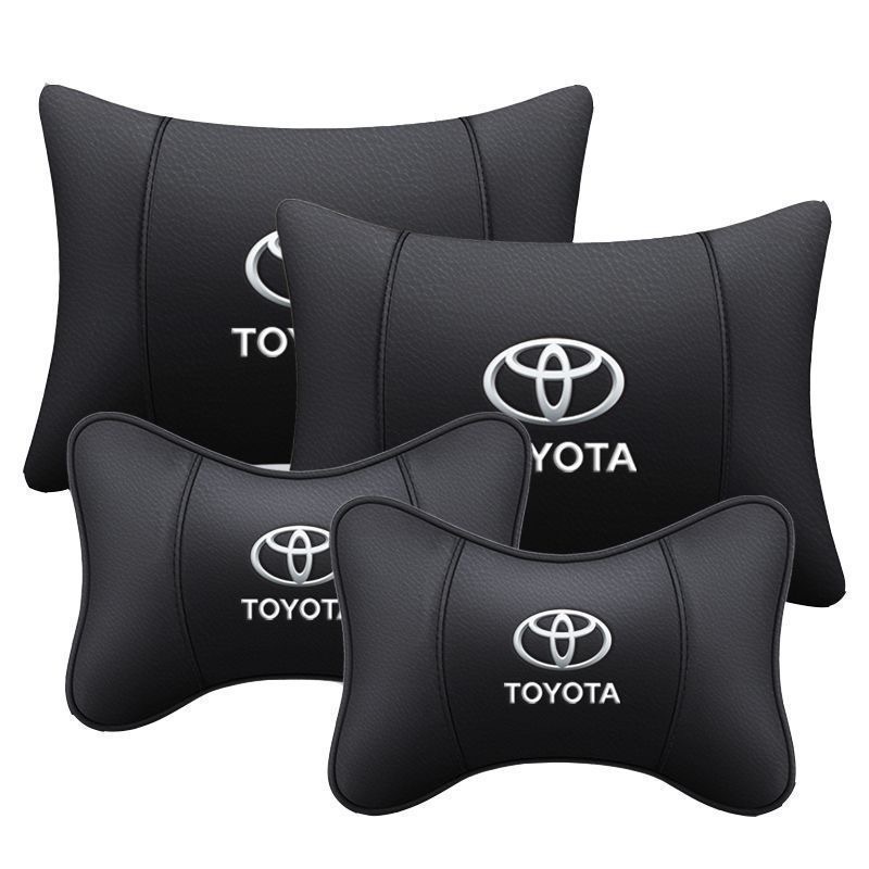 Toyota豐田通用 Altis Camry RAV4 卡羅拉等 頭枕 汽車腰靠 腰枕 頭枕護頸枕 枕靠枕腰靠 Pu皮