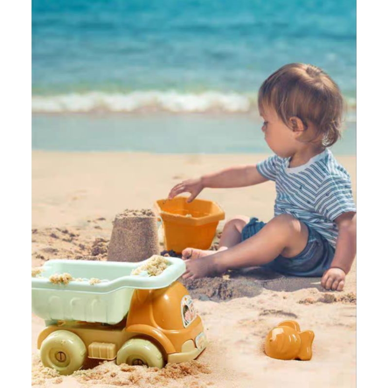 台灣-玩沙必備 兒童沙灘玩具 寶寶室內沙池 海邊挖沙 挖土 鏟子 桶子 玩沙工具