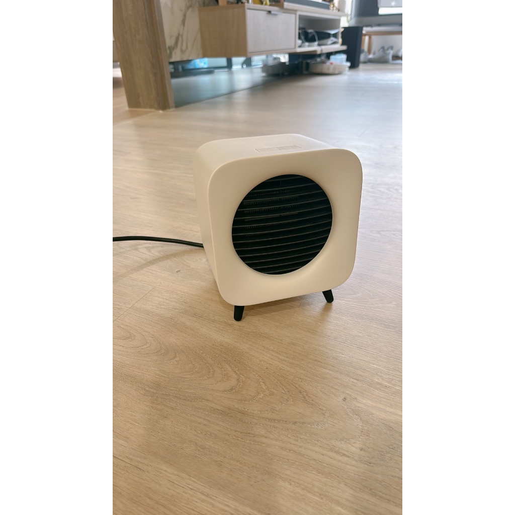 Roommi Cute-Cube 暖風機 (陶瓷電暖器) 文青可愛風 米白色 二手