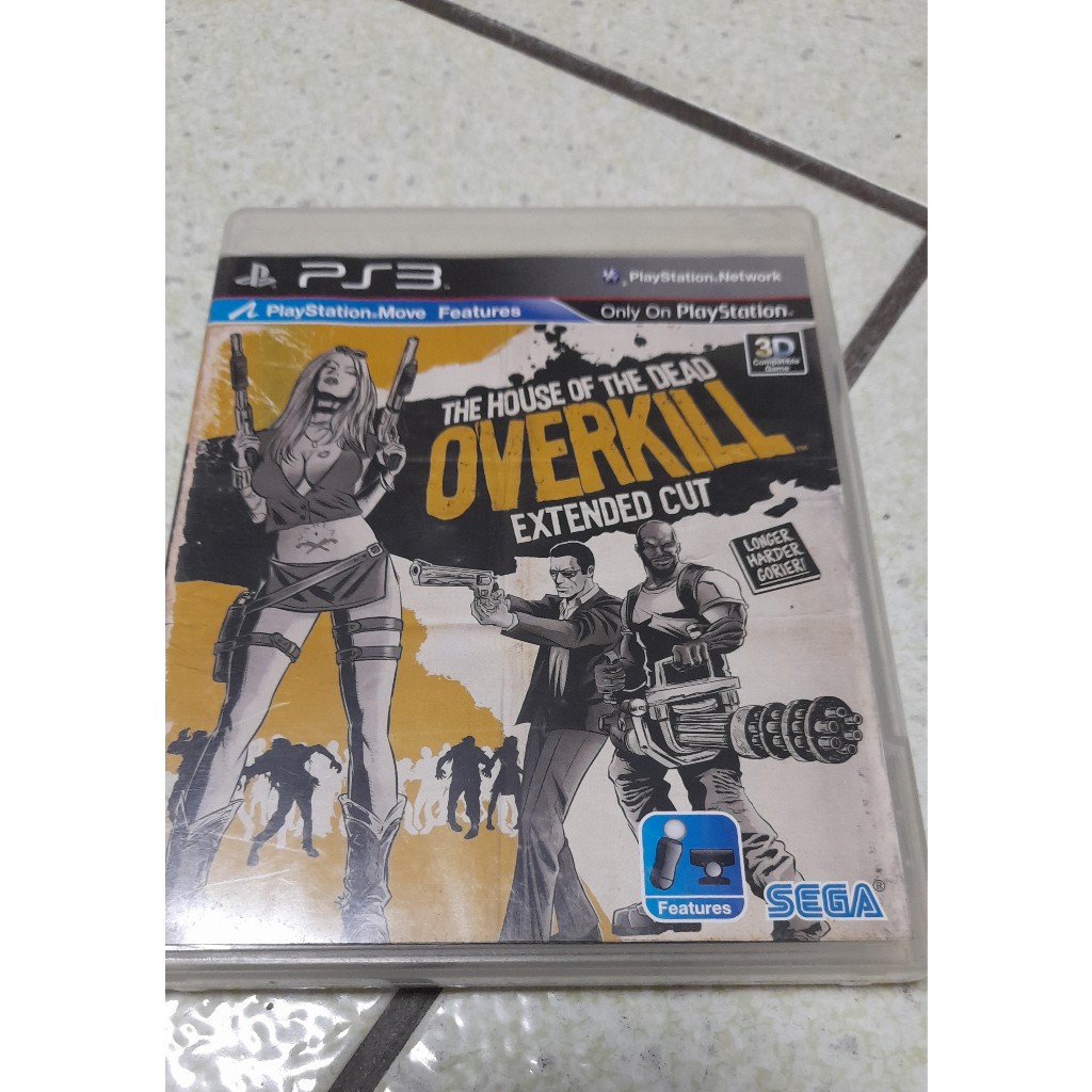 PS3 死亡鬼屋 過度殺戮 加長導演版 House of the Dead Overkill 亞英文版