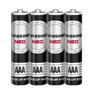 Panasonic 國際牌 4號碳鋅電池 普通電池 AAA 錳乾電池 (4顆)