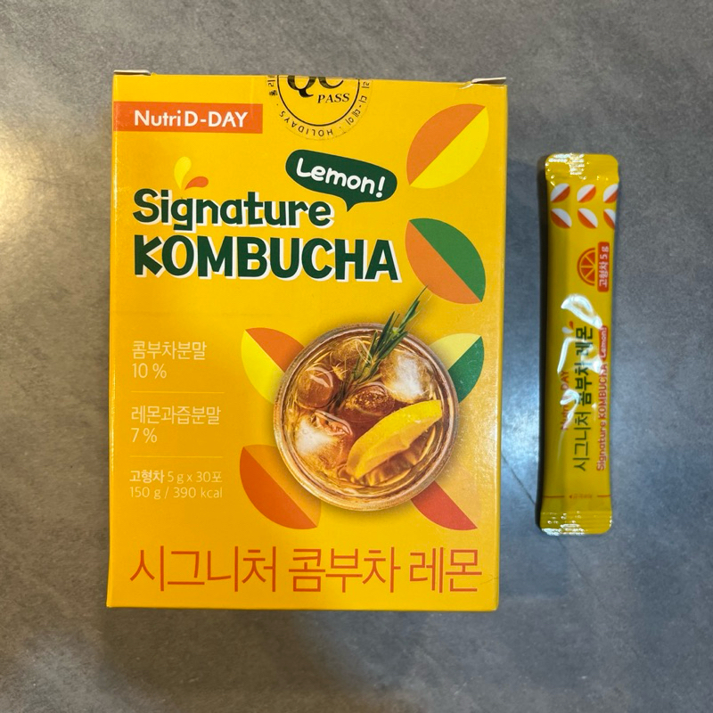 即期品【美食館】韓國 檸檬風味康普茶 單包（效期2024.06.19）