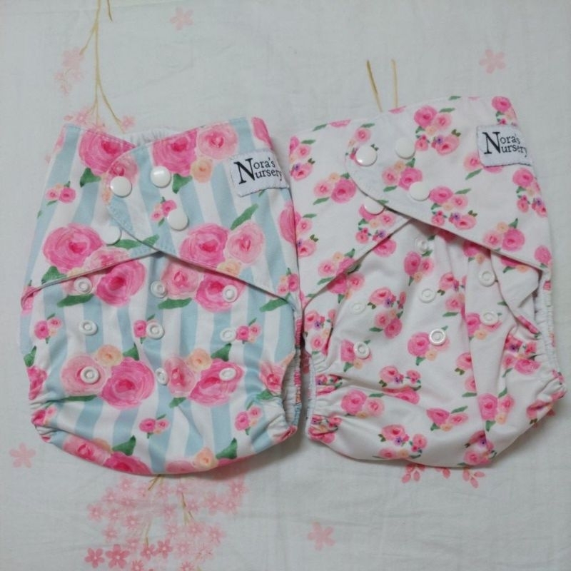 Nora's Nursery口袋型布尿布。二手布尿布