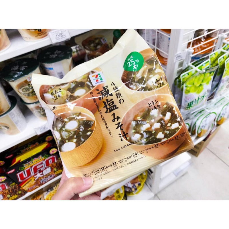 日本 7-11 綜合 味噌湯 12杯份 即沖 混合 口味 方便 美味 日本代購