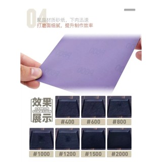 【翔鴻模型】喵匠 HOBBY MIO 大張耐用型背膠砂紙 幹濕兩用 自由裁剪 多種規格
