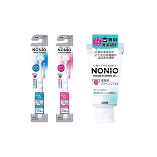 日本 LION 獅王 NONIO終結口氣舌苔清潔凝膠／舌苔清潔棒 舌苔刷 舌苔器 【小三美日】DS003192x