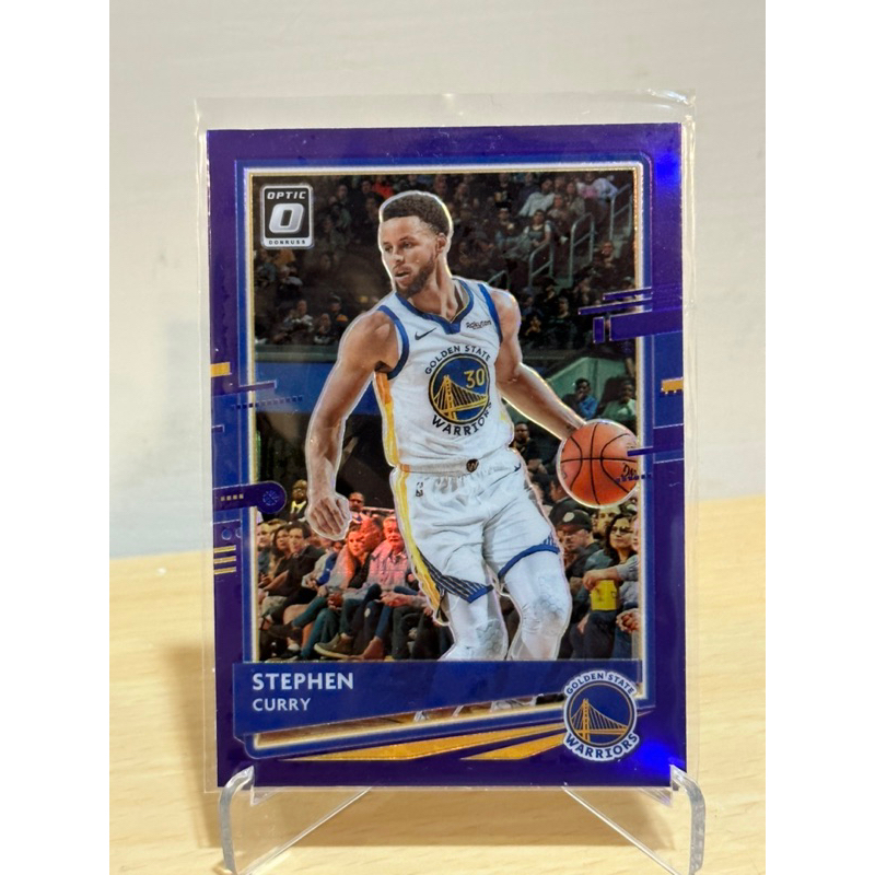 NBA球員卡Stephen Curry 2019-20 Donruss Optic 紫亮