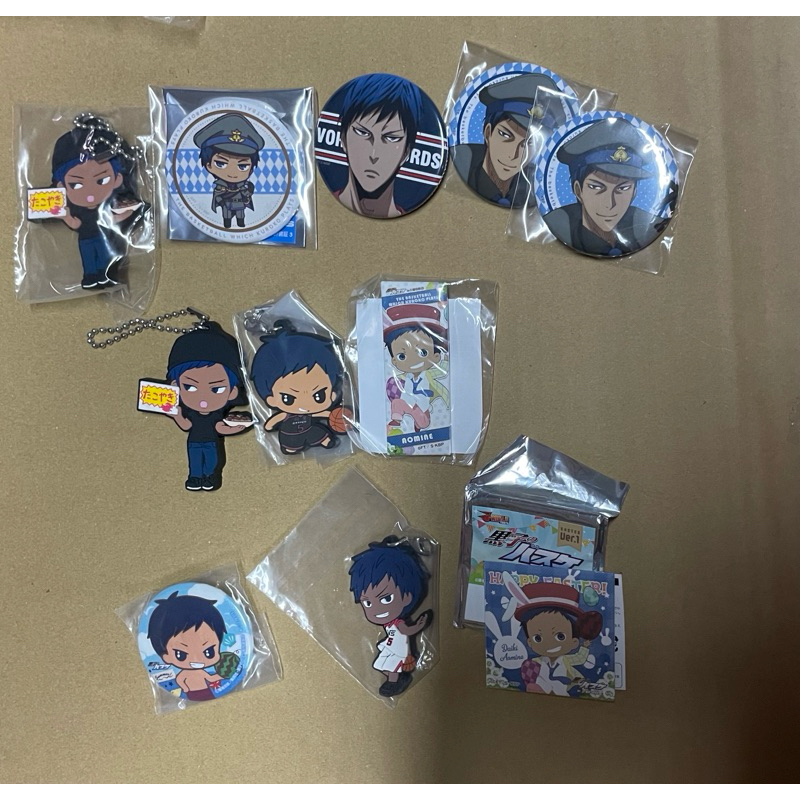 （日版 全新/中古）《5/22更新》黑子的籃球 影子籃球員 青峰大輝、桃井五月 週邊分售 別針徽章、軟膠&壓克力吊飾