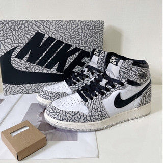 S.G Air Jordan 1 High OG White Cement FD1437 DZ5485-052 灰 爆裂