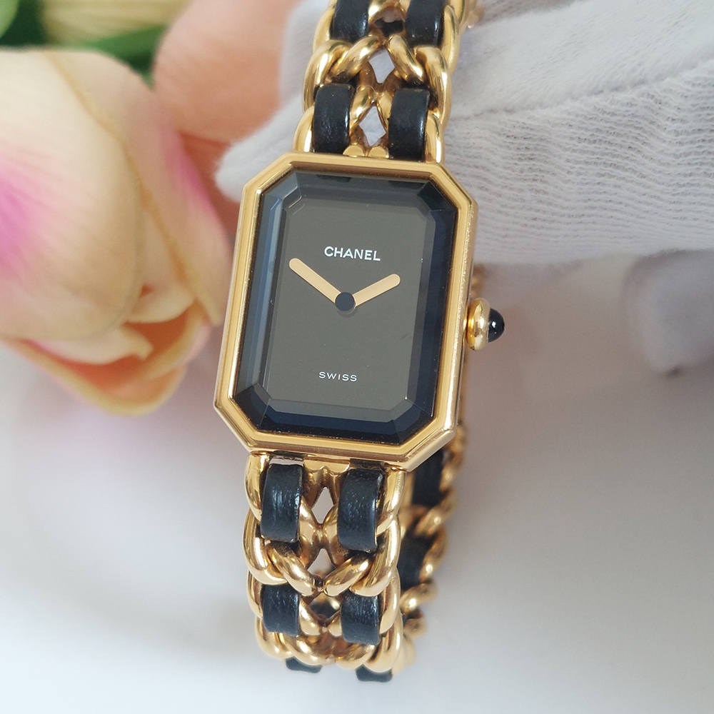 Chanel H0001 M（9成新）🎀實拍🎀香奈兒首映系列premiere手錶M尺寸~二手品