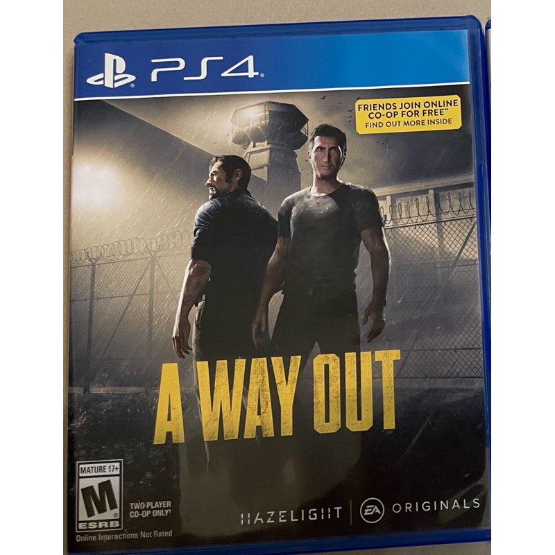 ps4二手遊戲片 a way out