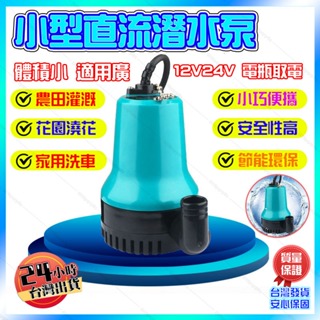 【台灣現貨💥快速出貨】沉水馬達 12v 24v 直流泵 電瓶 換水排水澆菜 澆花潛水泵 抽水機 潛水泵 抽水 抽水泵浦