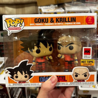 -傑卡玩具- 《美國正版現貨》Funko pop 2PK 七龍珠 悟空與克林 #公仔