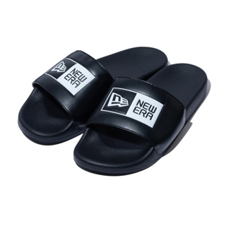 New Era Box Logo Basic Black Sandals 日線 拖鞋 Slide 黑色 簡單有特色