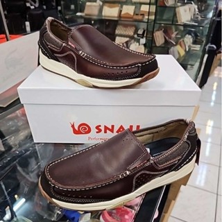 SNAIL蝸牛 男鞋S2241903<5> 輕量高彈 柔軟緩震 套入帆船鞋 懶人鞋 方便鞋 介護鞋休閒鞋 咖色