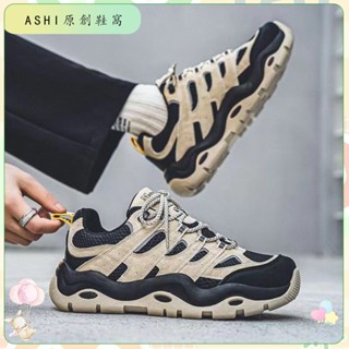 （ASHI）老爹鞋 厚底老爹鞋 老爹鞋男 小眾設計 韓版老爹鞋 網面運動鞋 ins 增高鞋男 休閒鞋男 運動鞋 男鞋