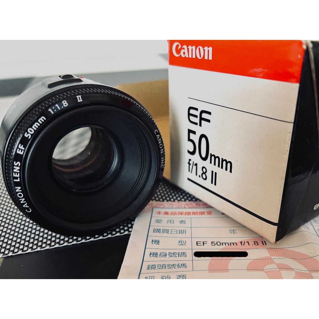 Canon EF 50mm F1.8 II  定焦鏡頭 大光圈 DC馬達 輕巧便攜 二手鏡頭 餅乾鏡