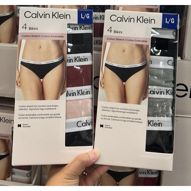 （預購）Calvin Klein Costco 新款 好市多CK 棉質 女生 內褲 四入組 一組四入 三角褲