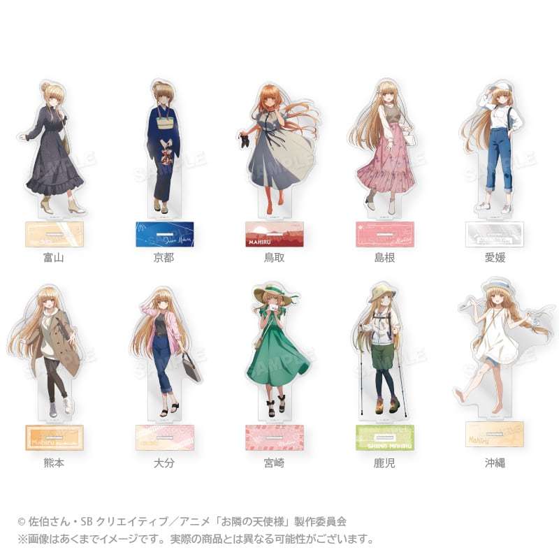 隔壁的天使 椎名真晝 日版立牌  關於我在無意間被隔壁的天使變成廢柴這件事 Always with you