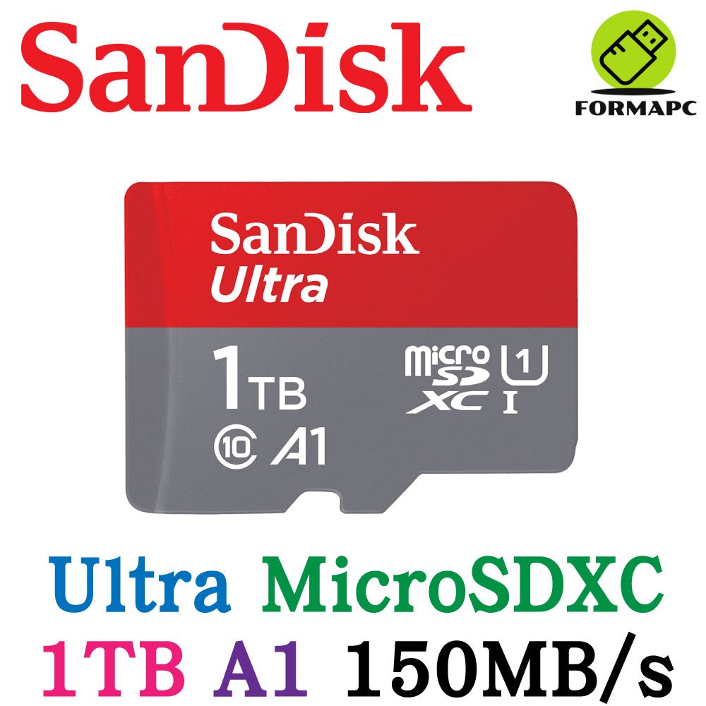 SanDisk Ultra MicroSDXC microSD 1T 1TB A1 TF 150MB 高速記憶卡