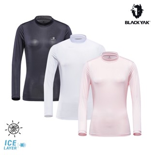【BLACKYAK】女 ICE GUARD小高領長袖上衣(3色)-涼感 防蟲|DB1WC701|1BYTSM4520