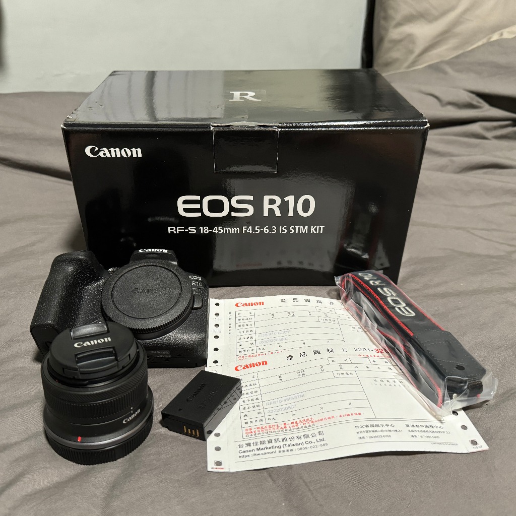 Canon EOS R10 + RF-S 18-45mm 變焦鏡組 公司貨（二手）