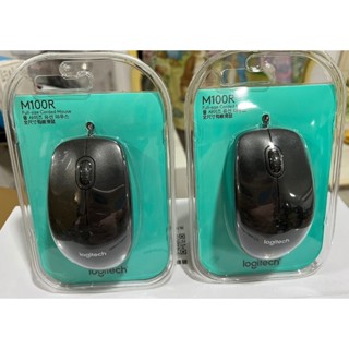 ❤️現貨馬上出 臺灣公司貨 Logitech 羅技 M100r 有線滑鼠 USB 黑色 有線光學滑鼠