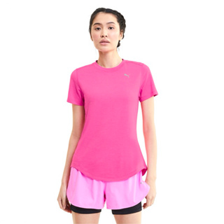 PUMA 女 慢跑系列麻花短袖T恤