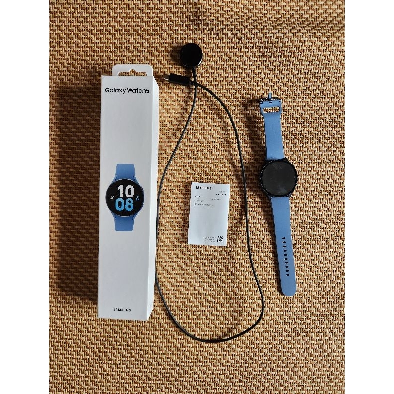 《二手》Samsung Watch 5 44MM 藍芽 R910 藍 智慧手錶(藍牙) 運動 睡眠 血氧 血壓 心電圖