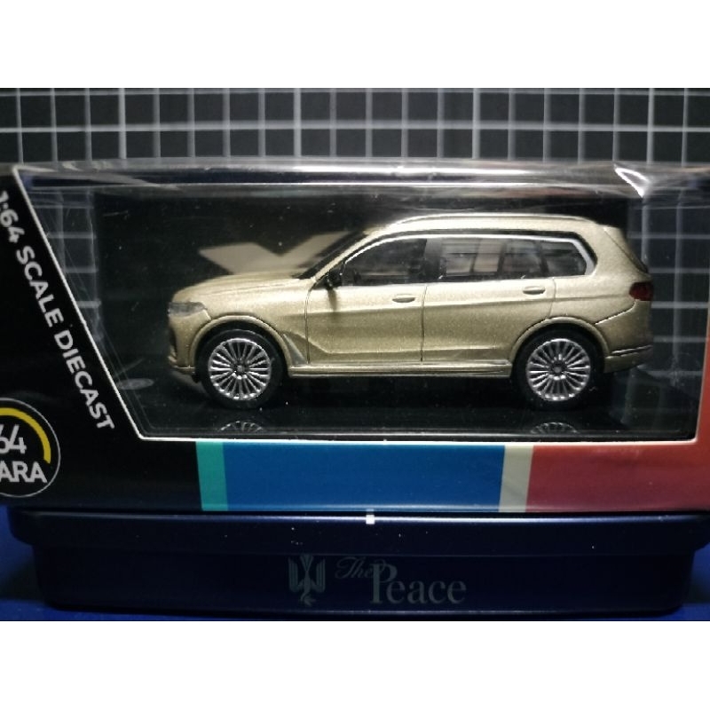 PARA64 精品 1：64 豪華休旅車款  BMW X7 絕版特殊色 淺白金塗裝